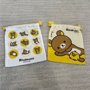 Japan San-X Rilakkuma drawstring pouch bag